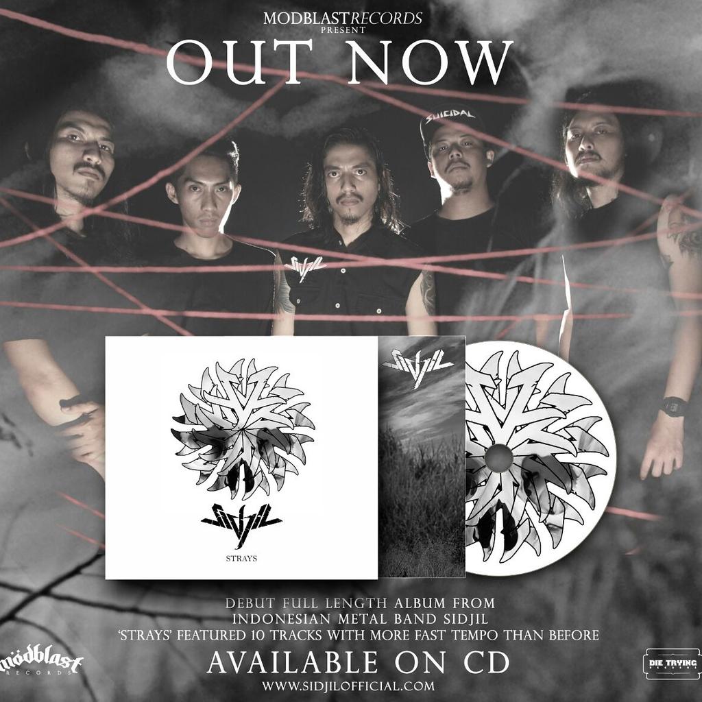 Rilis hari ini! Debut album Cimahian's Metal Core <a href="/sidjilofficial/">SIDJIL</a> 'STRAYS' Get it Now via <a href="/DieTryingRecs/">Die Trying Records</a> \m/ ;)