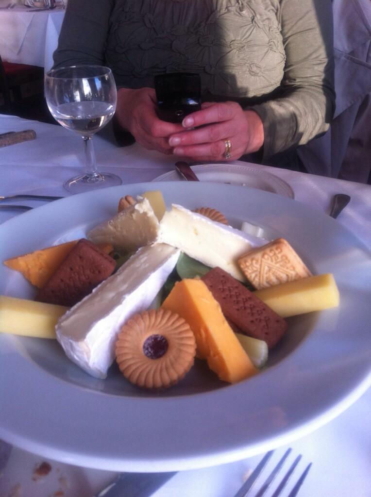 stephkerr's tweet image. If you need cheering up, here's a photo of the time my stepmum asked for cheese and biscuits at a hotel. 😂😂😂