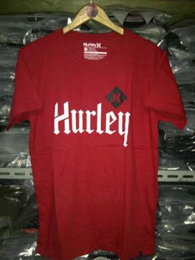 Hurley text Red.  Size M &amp; L. Idr 60rb more info invite : 20E651C2 #BROW