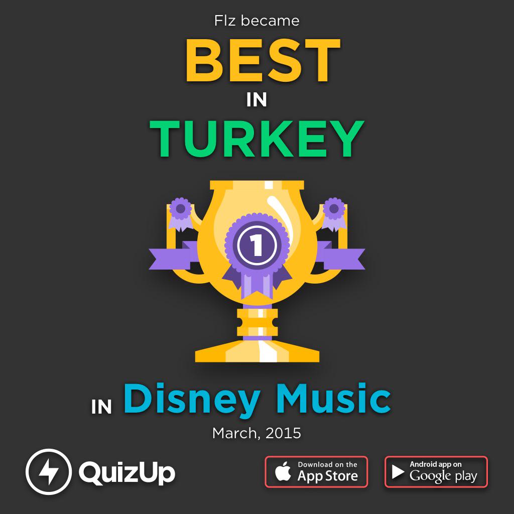 flzss's tweet photo. Woohoo! I’m Best in Disney Music on @QuizUp http://t.co/yFoHWX7KPO http://t.co/rKmB89h0gx