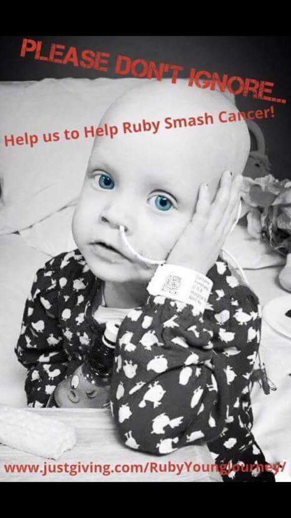natashanancy's tweet photo. @Harry_Styles Pls help Ruby. 2 years old battling a rare cancer. http://t.co/tSIfQLkrsI #HelpRubyRoo #RubyLaura RT http://t.co/PGT5BRKlsK
