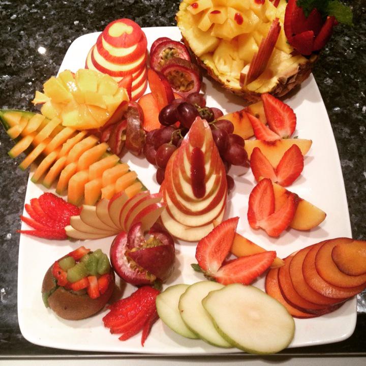 Sunday night fruit platters #barossa #40scafe #yum