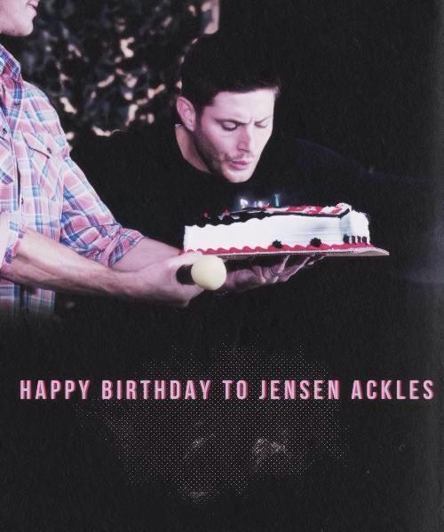  happy birthday Jensen Ackles! Thank you for everything!! 