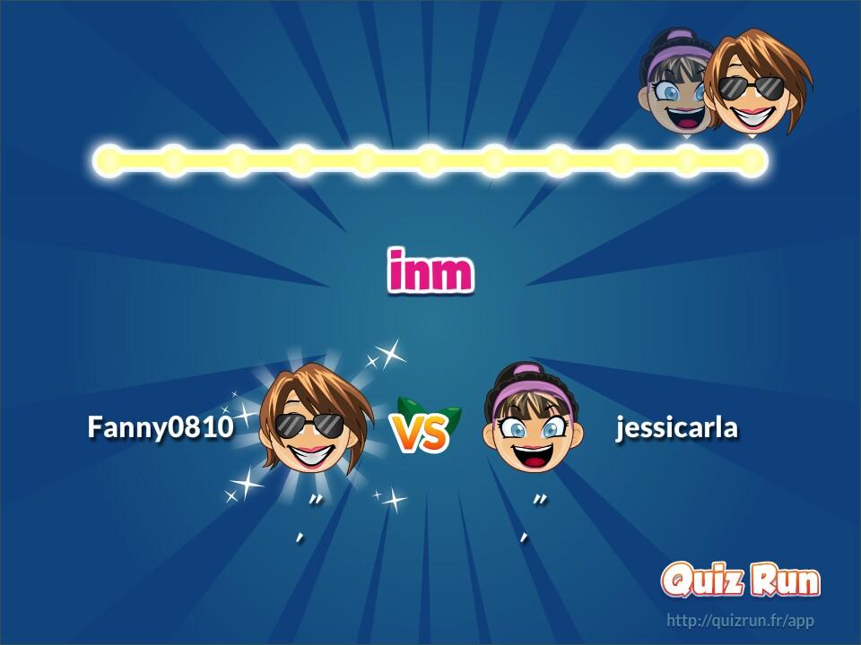 FannyGodart's tweet image. J'ai battu Jessica Ojeda en 36,85’’ sur Quiz Run ! quizrun.fr/rnS