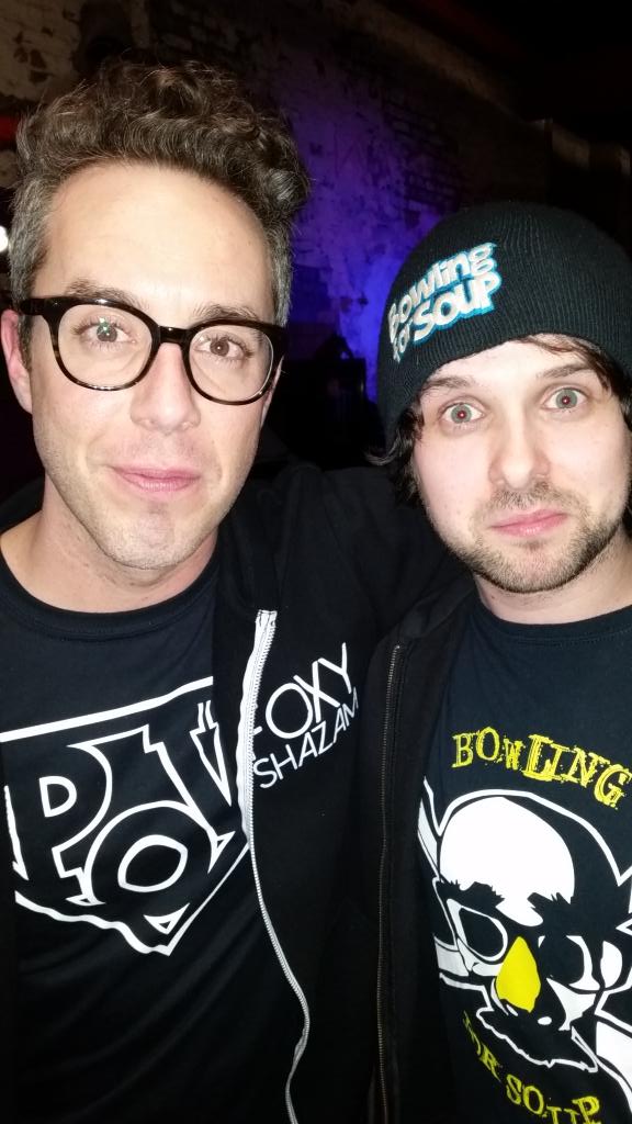 SomeoneElseBand's tweet image. Meeting @PeopleOnVaca last night in #manchester @jaret2113 &amp;amp; @RyanOnVacation Great gig &amp;amp; Gr8 Guys #becauseofthesun