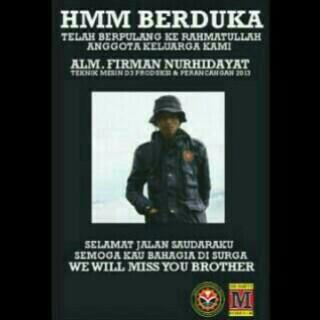 Semoga beliau mendapatkan tempat terbaik disisiNya. Mari kita sama sama mendoakan @fptk_upi <a href="/HMM_UPI/">HMM FPTK UPI</a> <a href="/FKPPAUPI/">FKPPA UPI</a>