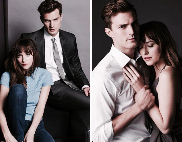 Christian Grey and Anastasia Steele ...