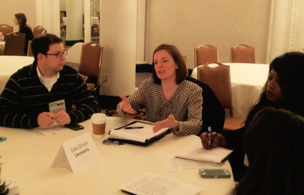 emv52's tweet photo. .@BeneDataTrust @MeeksCahill talking data 4 #SNAPoutreach #hungerpc15 @fractweets @FeedingAmerica http://t.co/58XU5V2uXk