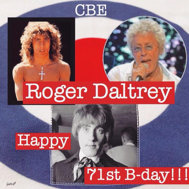 Roger Daltrey CBE 

( V of The Who )

Happy 71st Birthday to you!!!

1 Mar 1944 

Icon of Mod 