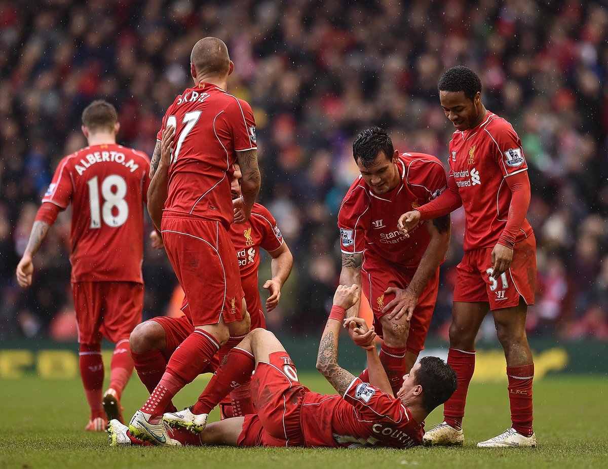LFC's tweet photo. PHOTOS: Get in, Philippe! #thelittlemagician #LFC http://t.co/rfDD6aOOlT
