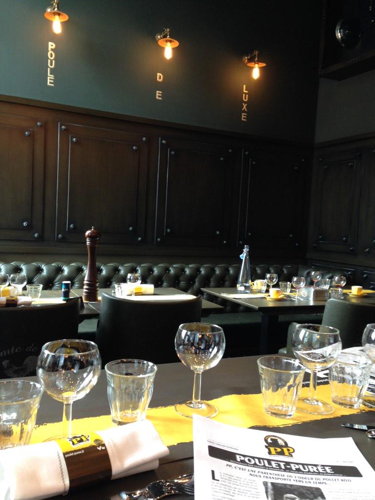 Andari92's tweet photo. J'ai testé @PouletPuree à #Boulogne. Bon et super décor. http://t.co/eKF22U0bV9