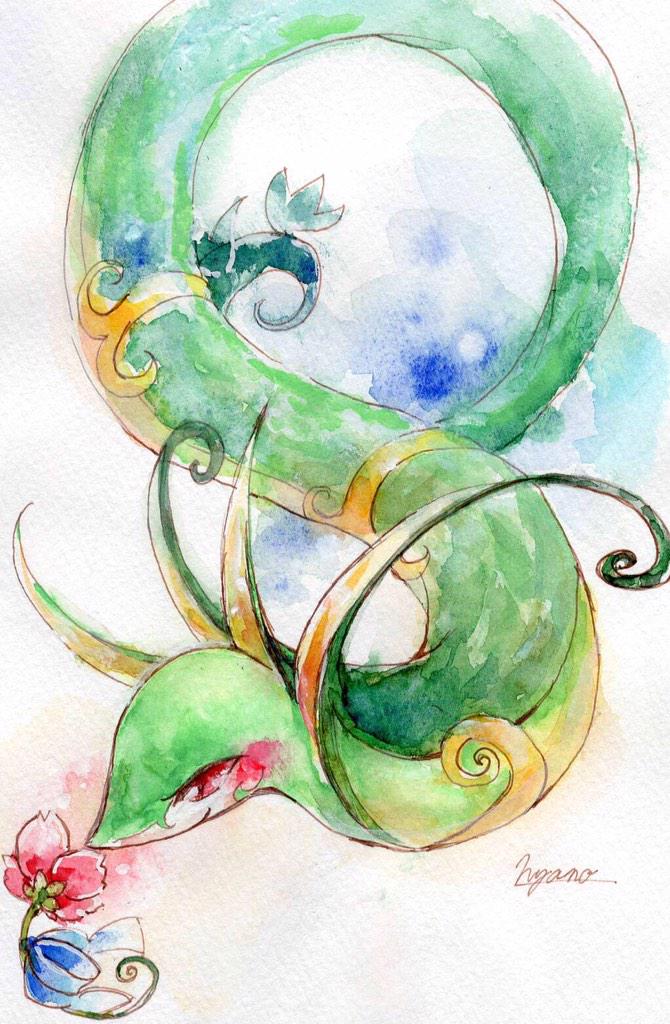 mof_cle's tweet image. #ポケモン版深夜の真剣お絵描き60分一本勝負
ジャローダ様