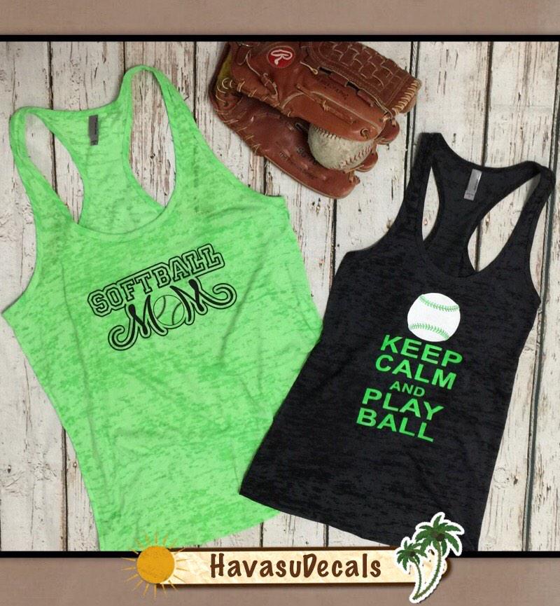 runnerdecals's tweet image. I made these shirts for my niece and her daughter. #havasugirlssoftball #softballmom