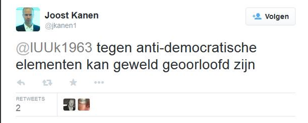 Hannesz1956's tweet photo. Medewerker Universiteit Tilburg #JoostKanen blijkt zeer gevaarlijke man. #JOOSTKANEN #PVV #oproeptotgeweld #haat http://t.co/Jc8I4ol8th