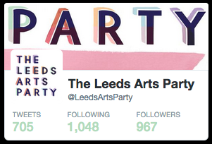 LeedsArtsParty's tweet photo. A very exciting landmark is upon us, please help us to get there! #1000followers #SharingIsCaring http://t.co/ISGMZjRBr2