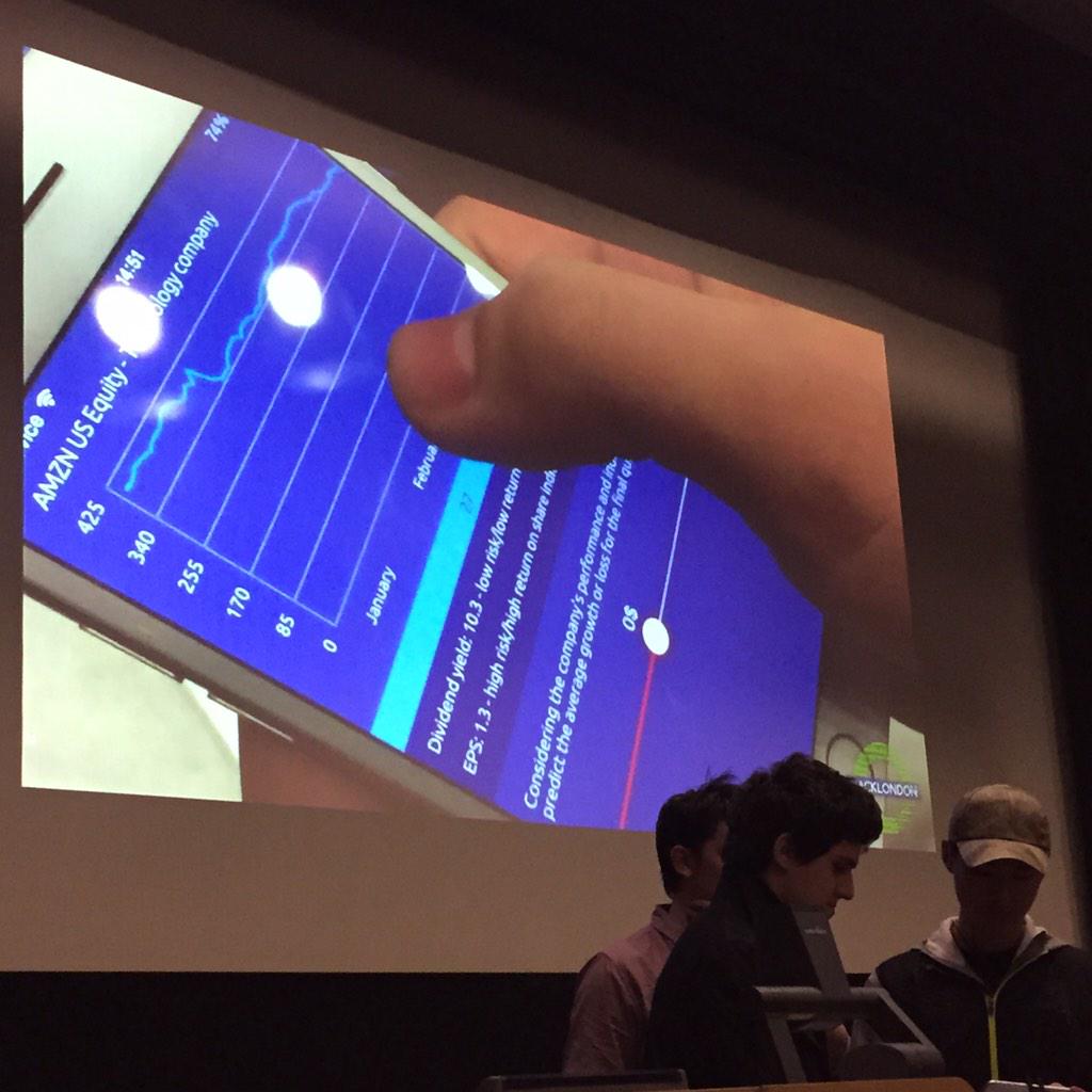 hacklondonuk's tweet image. #hacklondon #Usemame uses the @BloombergTech API to let you test your knowledge on stock prices #educationalapp