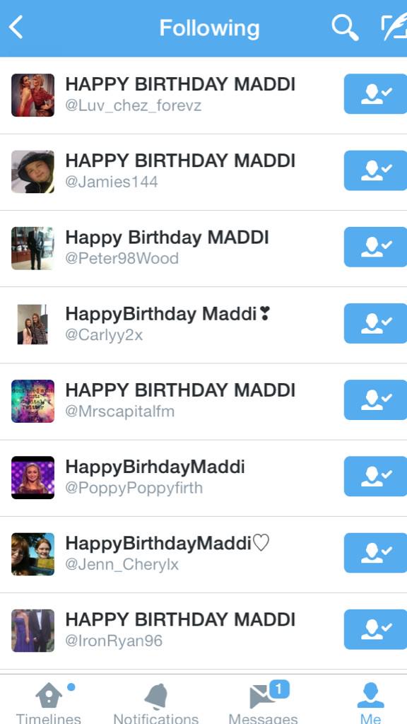 ItsDJWill's tweet photo. Rather liking my following list @MaddiOfficialUK top fans http://t.co/vnAhKbDSap
