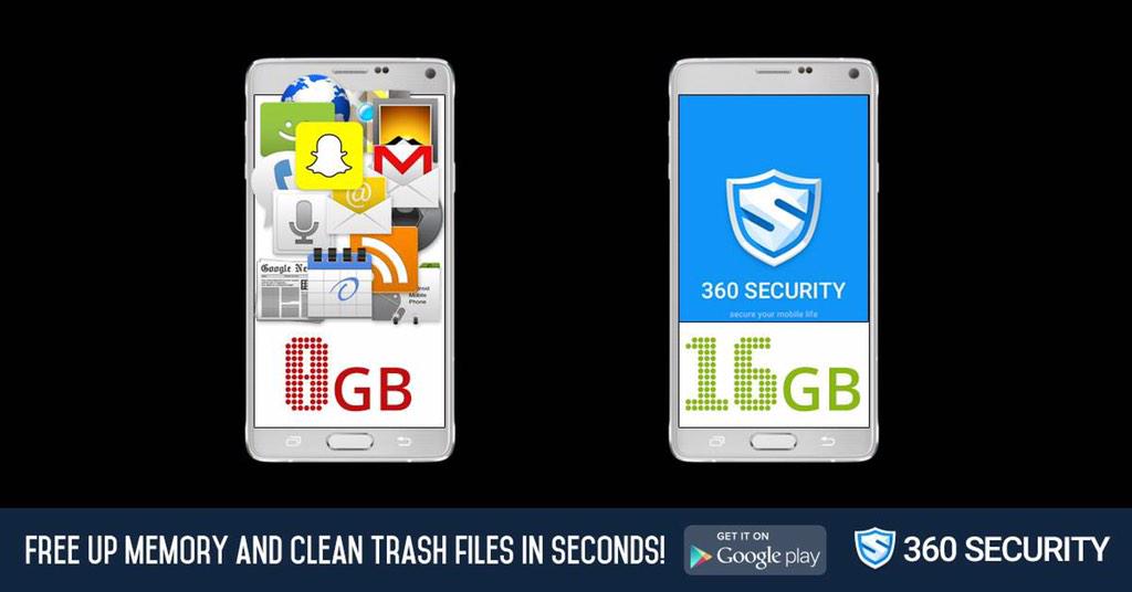 360safecenter's tweet photo. Feel happy when using #360Security everyday to #freeup your phone’s memory and #cleanup #trashfiles in seconds? http://t.co/KNBJ9Qjb7W