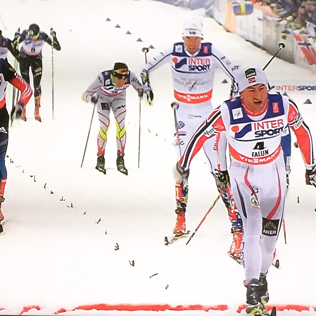 Hurra x 4 for VM-kongen @PetterNorthug1 For en fantastisk skiløper du er - vi er stolte av deg! #vmkonge #Falun2015