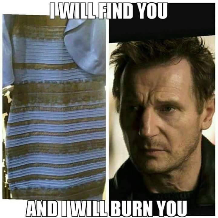 GerryGreek's tweet photo. So many good friendships RUINED because of the bloody Dress!!
#ItsBlackAndBlue #ItsWhiteAndGold http://t.co/NCsh2T0lnr