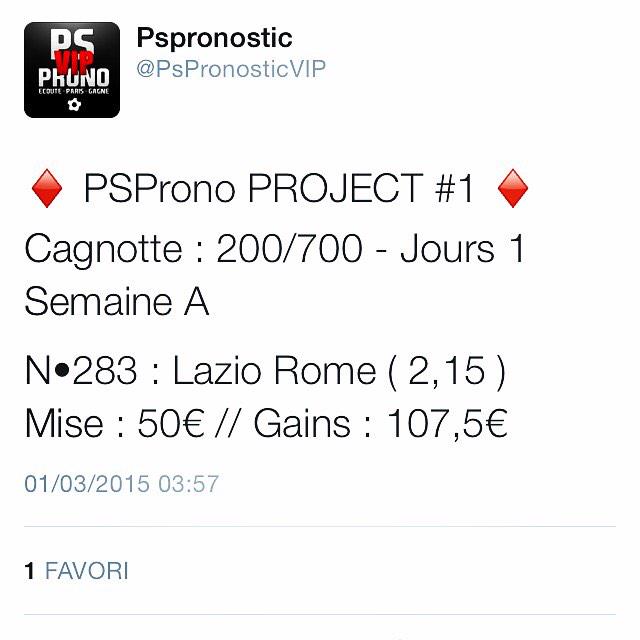 PSPronostic's tweet image. 📍Les pronostics VIP du 01/03 📍
A vous de jugez 👀