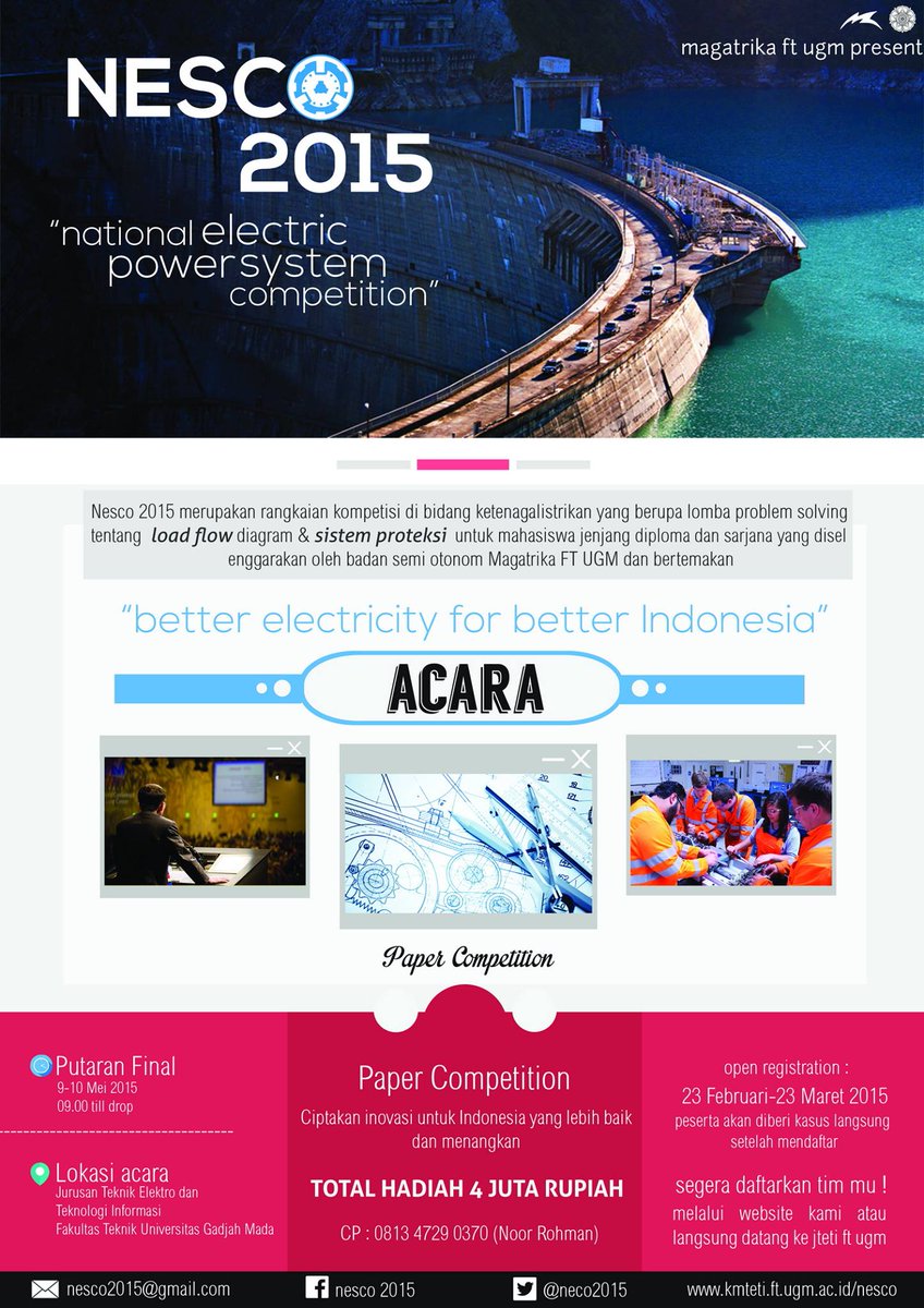 Jgn ngaku Mahasiswa Elektro kalau belum ikut ini! Kompetisi bidang ketenagalistrikan se-Indonesia <a href="/HMTE_Uniba/">HMTE Uniba Squad</a>