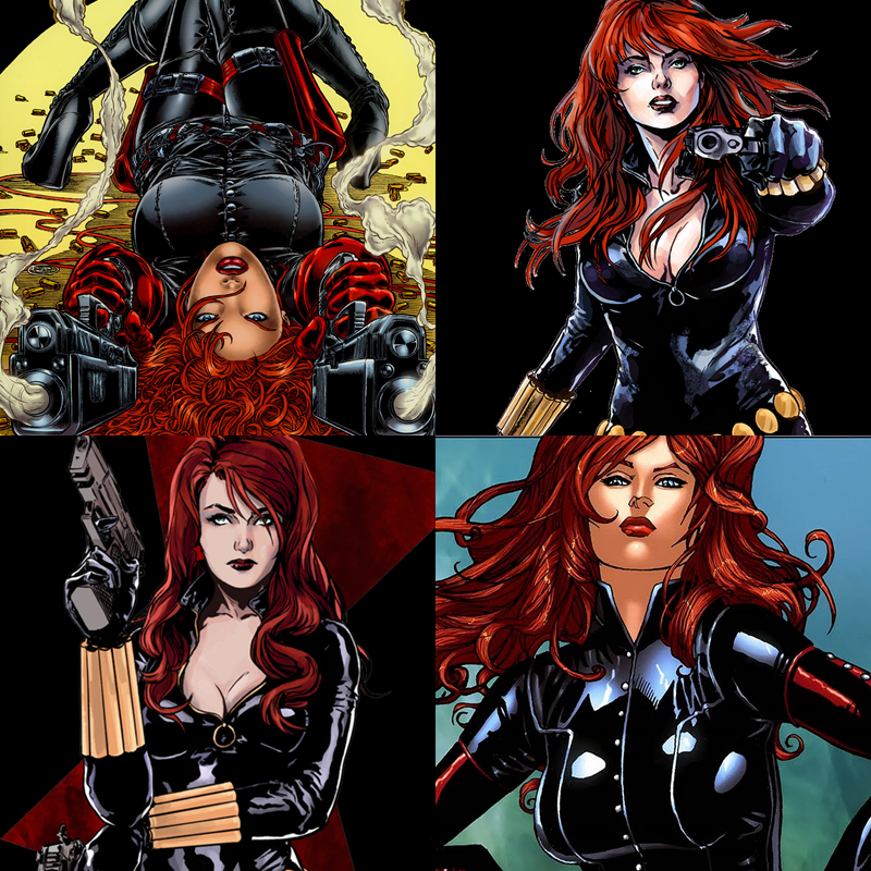 #HermanasGemelas Black Widow (Marvel Comics) Anna Mercury (Avatar Press) 