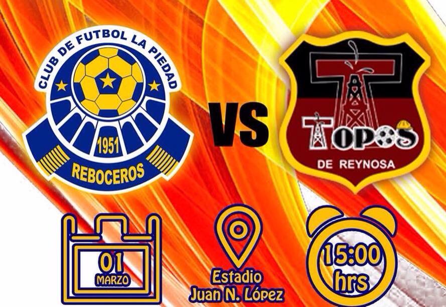 ToposReynosa's tweet photo. Hoy en punto délas  15:00. Hrs. Nos enfrentaremos ah @Reboceros1 @segundadivfmf #LNT #DaleTopos http://t.co/GhNE3KvshQ