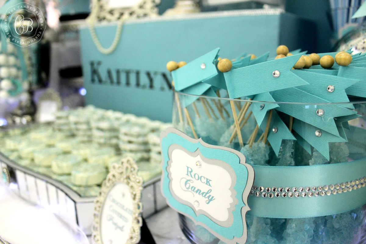 Thecandybrigade's tweet photo. Loving the #Tiffany themed #candybuffet we created for a #NJ #Sweet16! #justakid @TiffanyAndCo http://t.co/bi9SfCSt01 http://t.co/FCq7BvBwu3