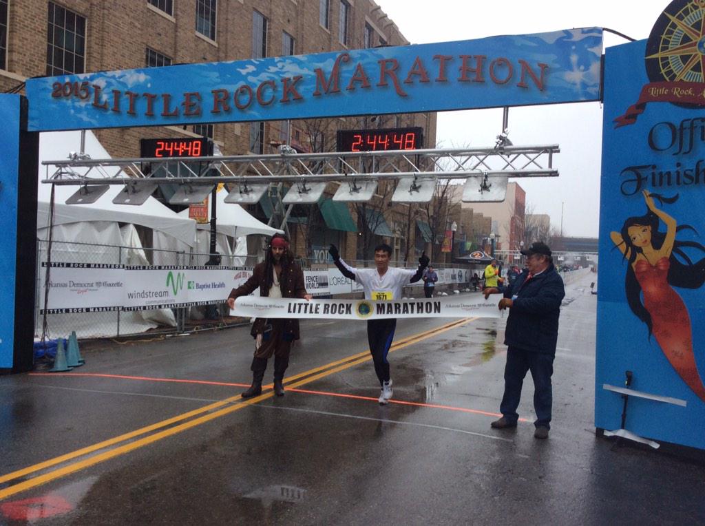 Your Men's winner of the #LRMarathon2015 is Yao Long, 25, of Chengchun, Jilin, China. Congratulations!!