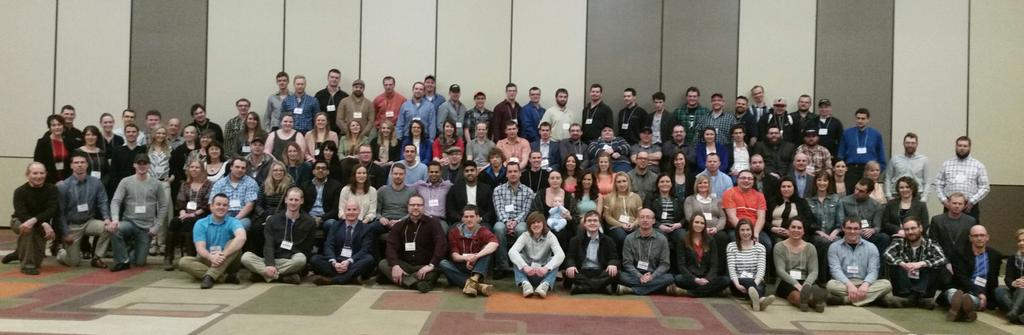 young farmer participants at today's Family Farm 2.0 Conference #cyffagm15 Educate - Empower - Energize