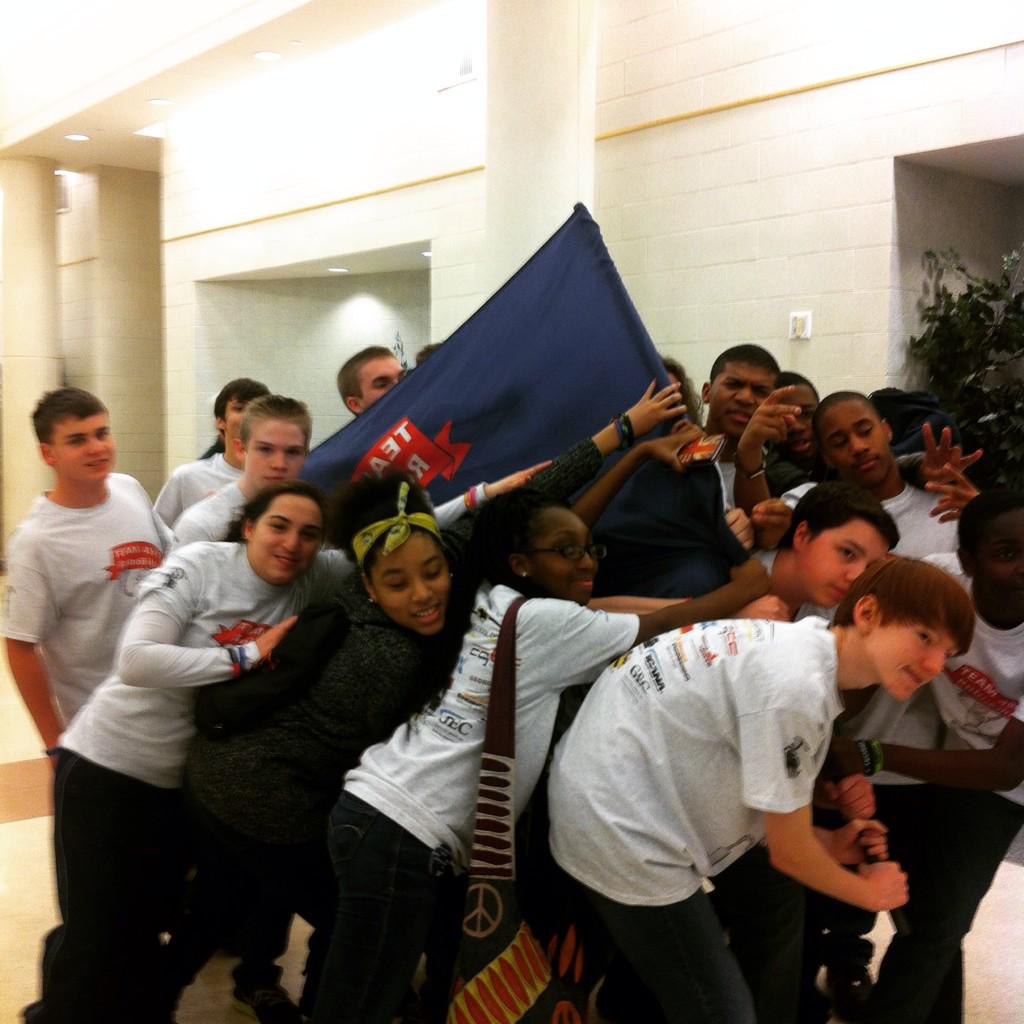 TeamRoboBibb's tweet image. We were at the inaugural GSC and planted the flag because we won&apos;t be leaving any time soon. #omgrobots #GeorgiaFIRST