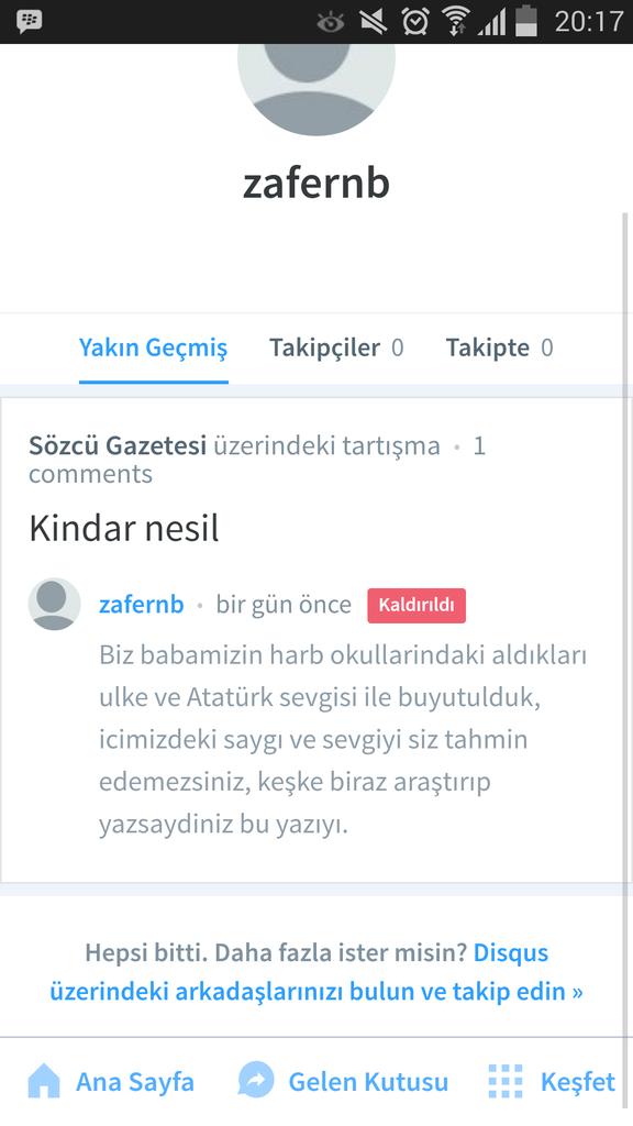 zafernb's tweet photo. @gazetesozcu @yilmazozdil__ kindar nesil yaziniza yaptığım yorumu neden kaldirdiniz, yazinin dogru olmadığı için mi? http://t.co/tad14QIAFK