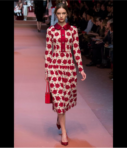 PatyGallardo's tweet photo. El #Color del año: marsala @ElColorComunica #TheColorOfTheYear @dolcegabbana Otoño-Invierno 2015 http://t.co/NCJPIAgiDX