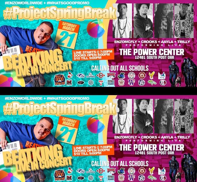trilly713's tweet image. #ProjectSpringBreak🌴 Going Up🚀 @ The Power Center March 21st