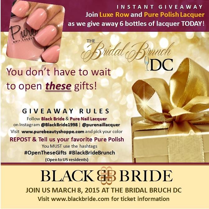 luxerowvip's tweet photo. GIVEAWAY! Check out our insta-giveaway with @BlackBride and @purenaillacquer https://t.co/Dkm5c4C1Qm #LuxeRowVIP http://t.co/CPl1dhQtXG