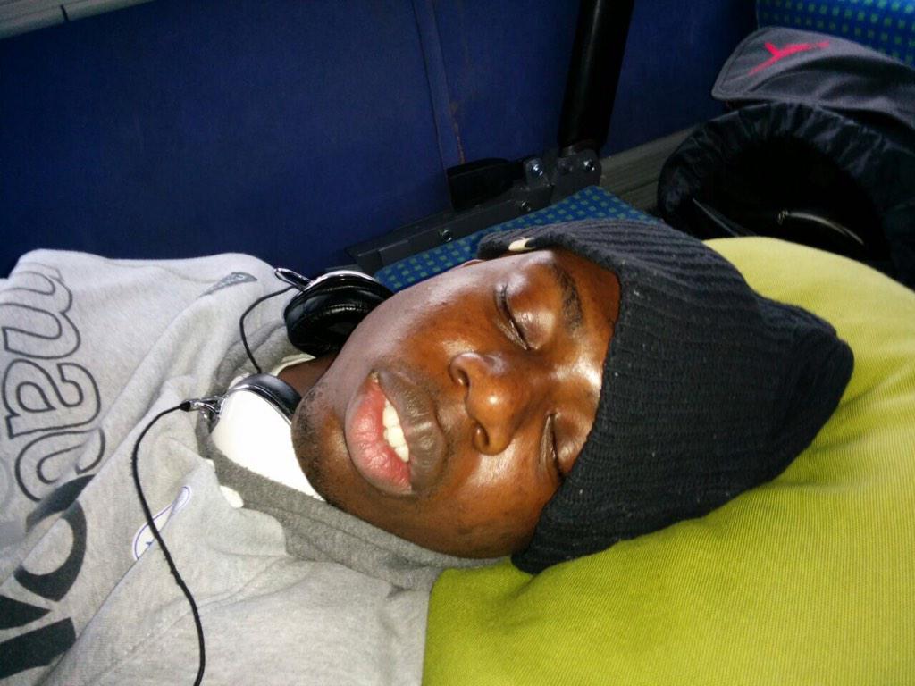 10 hour bus ride and antics like this are bound to happen #MulhouseTeammates!