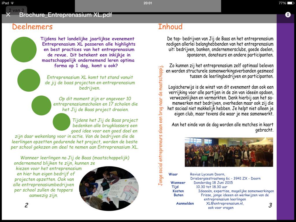 Entreprenasium's tweet photo. Jonge social entrepreneurs een warm 💗 toe dragen en maatschappelijk verantwoord ondernemen/investeren@reviusdoorn http://t.co/8BmGycytgi