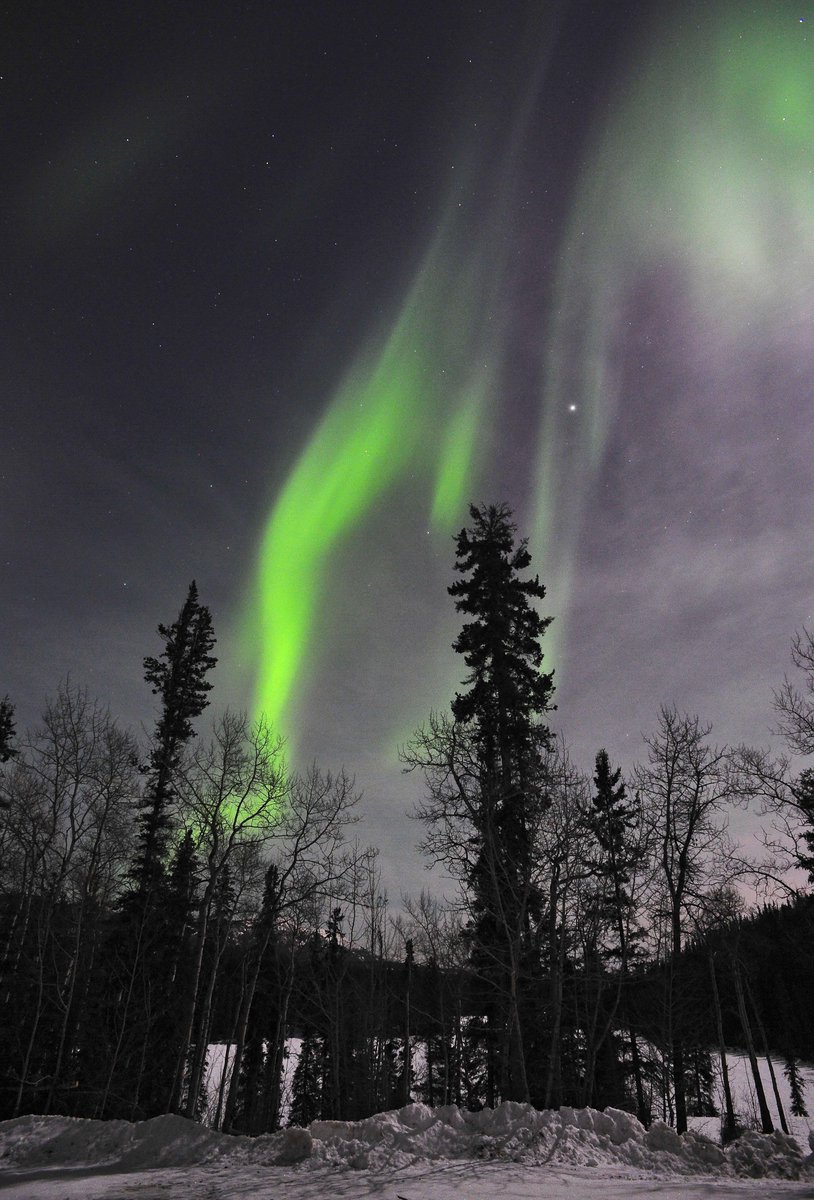 Nice lights last night at Long Lake #exploreyukon