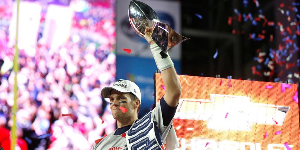 NFL's tweet photo. One month ago. #SB49Champs http://t.co/J740FbMXVW