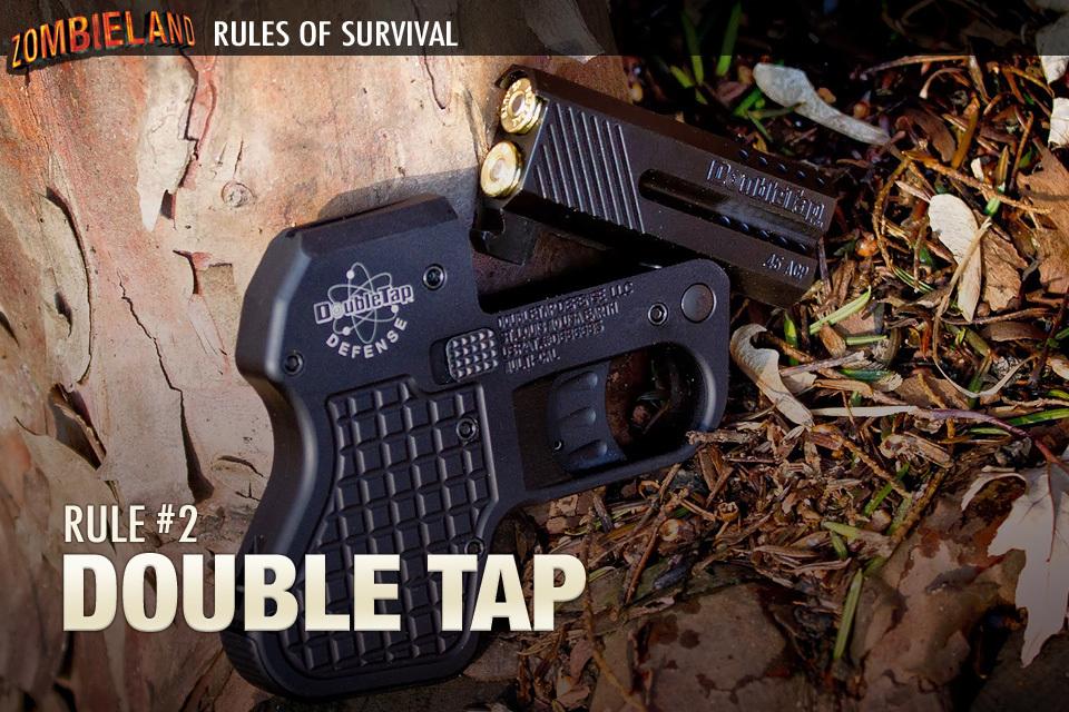 SPAZCombat's tweet photo. The second rule of zombie survival. Are two rounds enough, or are you gonna need a different weapon? http://t.co/apuIRkyqg9