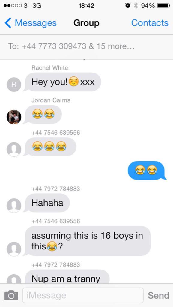MichaelHaineyyy's tweet photo. Girls feel like they annoy a boy if they text them first, and you get this am actually speechless reading this 😂😂😂 http://t.co/QbUVt63nZ5