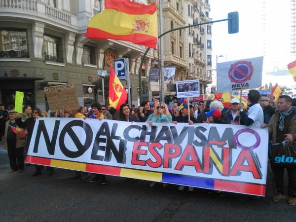 BOBVEN's tweet photo. #01M Marcha por la Democracia en Venezuela contra el Chavismo en #España #TRANSICIONVENEZUELA http://t.co/Dy12BH9mDp