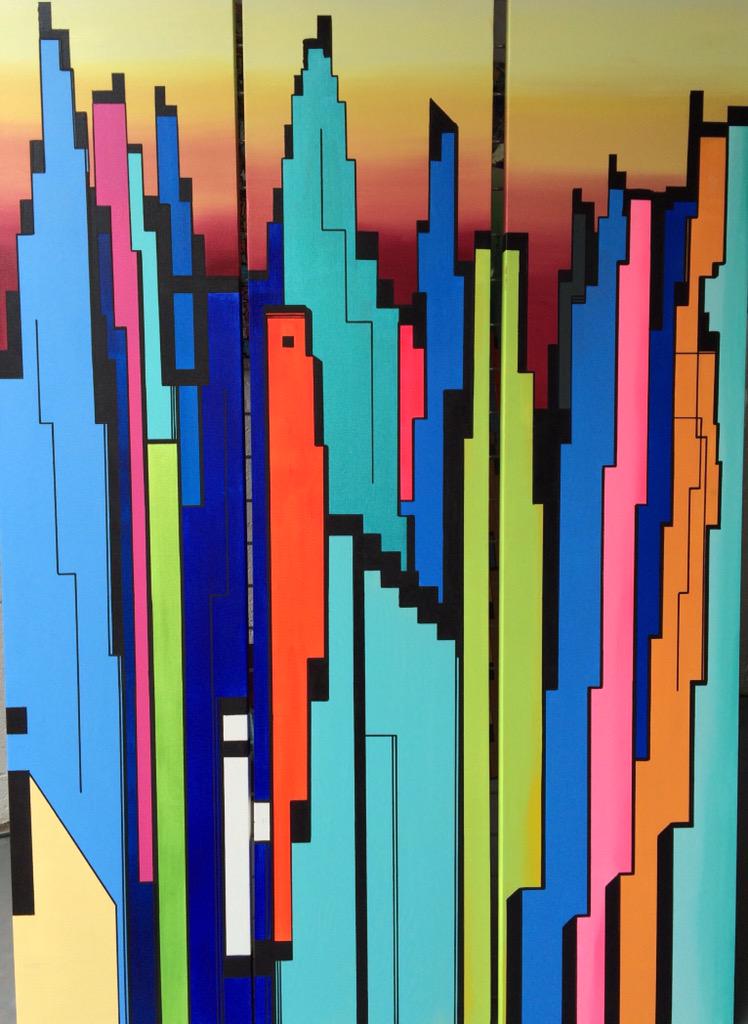 jeanlucthebaud's tweet photo. Vert Nice display at the great project for that sat art walk. #thegreatproject #jeanlucthebaud http://t.co/UsBHWWLqix