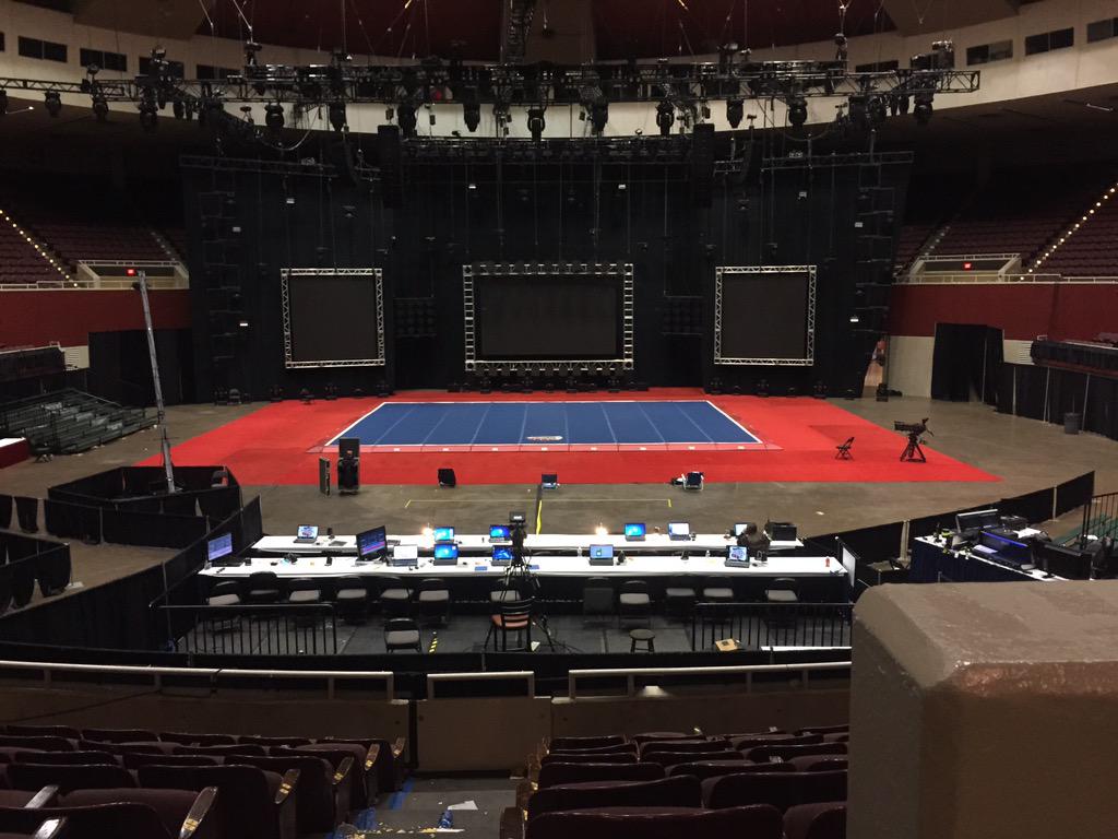 B_Good10's tweet image. @ProblemsCheer @CheerBible @cheerUPDATES @theCheerBook the floor is white and gold #NCAnationals