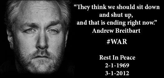 Andrew Breitbart died three years ago today