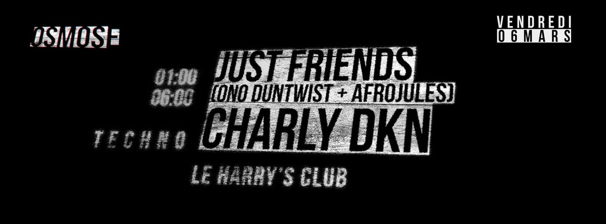 FREAKNOIZER's tweet photo. A vendredi ! Grosse techno !  #CharlyDKN #JustFriends http://t.co/VzYIjjK0f2
