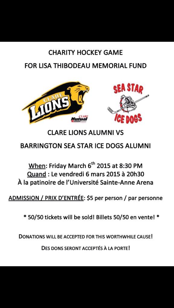 MDeveau's tweet photo. Come out to support a good cause on friday! Two great teams and a great rivalry to be renewed! #lisa #charity http://t.co/x5fP4StC1g