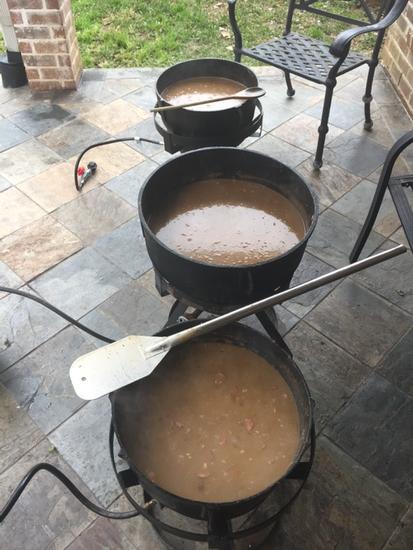 anguzza's tweet image. Whole Hog Gumbo for @Hogs4TheCause