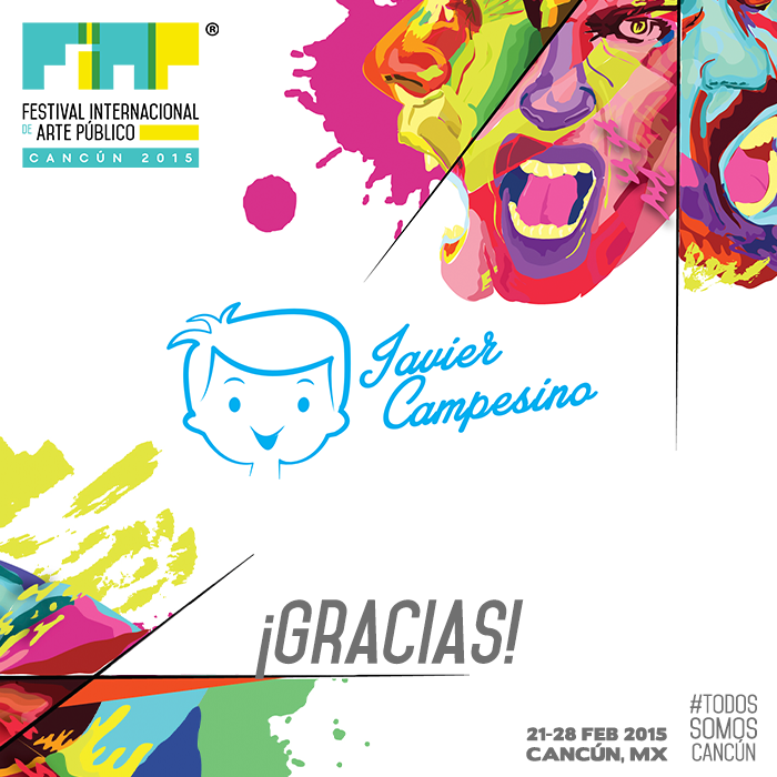 fiapmx's tweet photo. ¡eljavicampesino nos acompaña este #FIAP2015 y gracias a él #TodosSomosCancun! http://t.co/bUPu3ej7xc